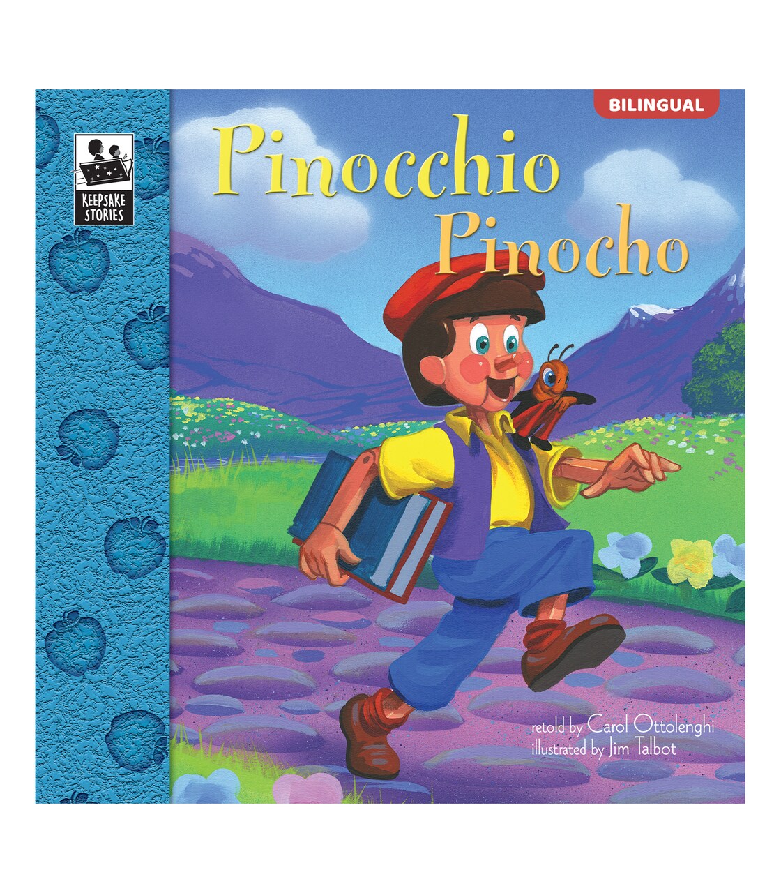 Carson Dellosa Pinochio (Pinocchio), Bilingual Children’s Book Spanish/English, Guided Reading Level K